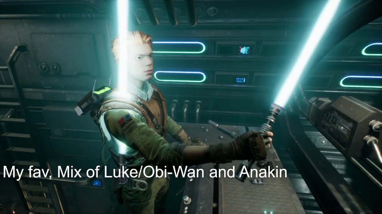 Star Wars Fallen Order - Anakin Skywalker, Obi-Wan Kenobi and Luke Skywalker lightsabers & More