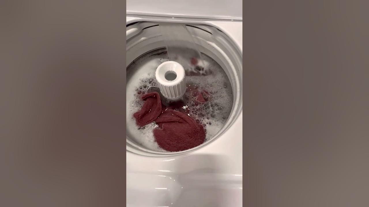 Speed Queen TR7 Heavy Duty Cycle. Large water level test with towels YouTube