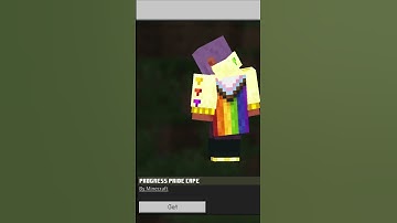 How to get the Minecraft Pride Cape #shorts