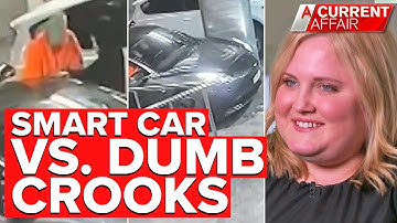 Tesla car too smart for dopey crooks | A Current Affair