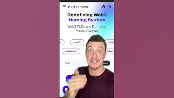WEB3 DOMAIN KING 👑 the new GoDaddy? #crypto #web3 #blockchain feat. @jollygreeninvestor