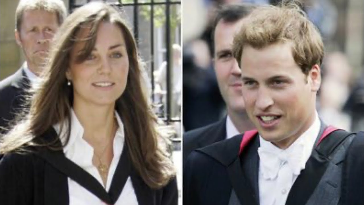 PART 2- William and Kate After Graduation Ceremony. Queen patiently ...