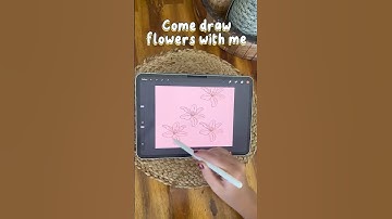 Procreate flower tutorial | Follow along in less than a minute!