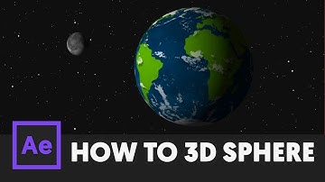 How to make a 3D Sphere - After Effects Tutorial