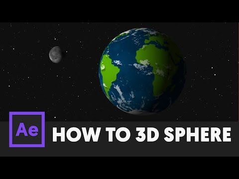 How to make a 3D Sphere - After Effects Tutorial