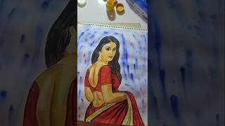 How how to draw women painting sketch #drawing #shortsfeed #drawing #shorts #art