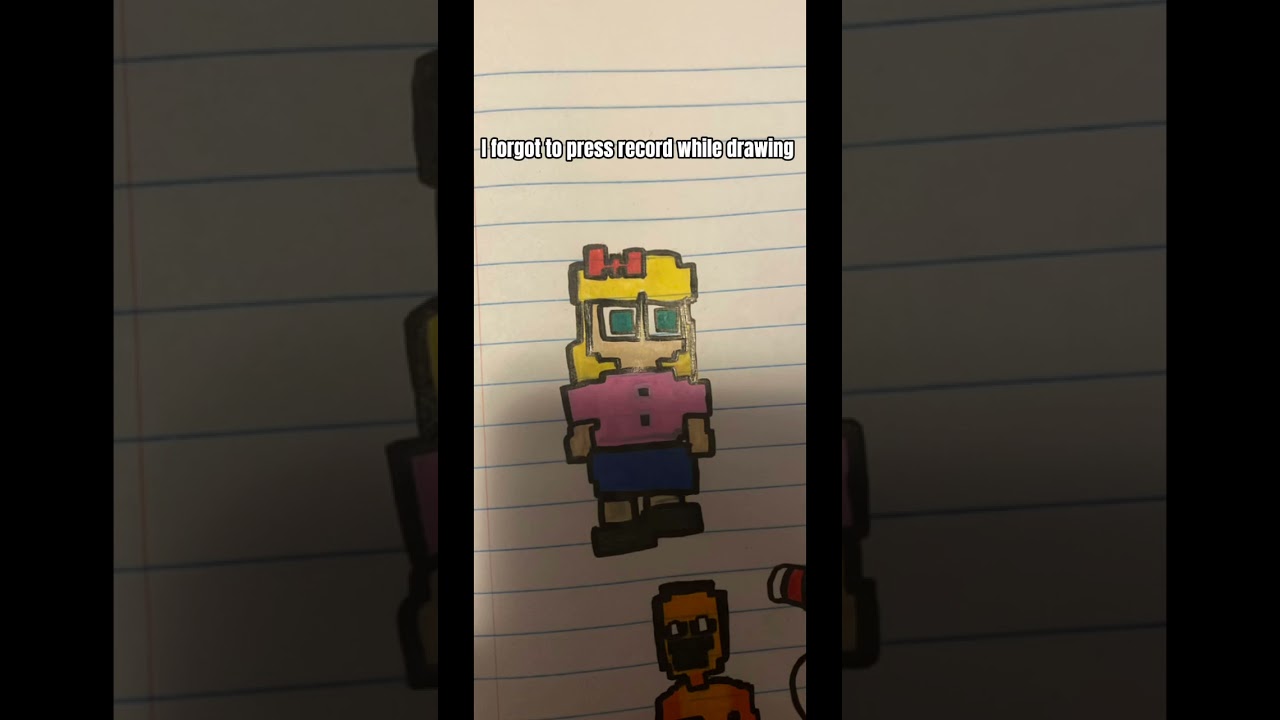 Drawing video game characters until 1k(day18) 