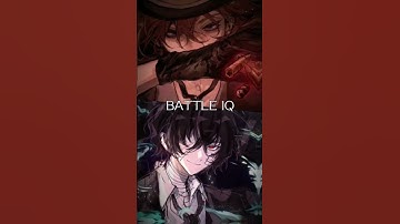 Chuuya VS Dazai #anime #bsd