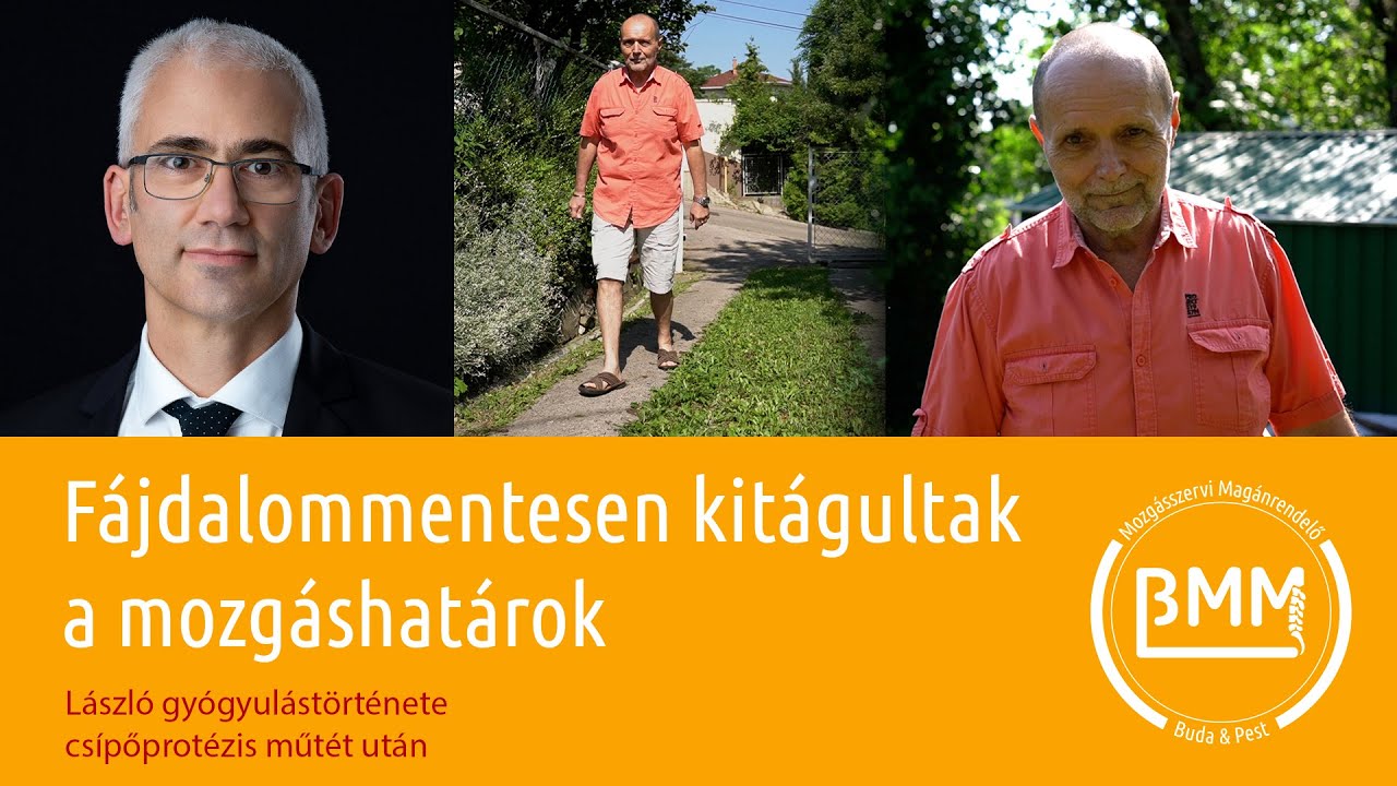 Újabb páciens él újra fájdalommentesen -Csípőprotézis műtét Dr. Egyed Kálmánnal