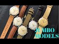 1940s to 1950s Vintage Omega Jumbo Size Watches - 2505, 2609, 2325, 2603, 2545 + Bonus