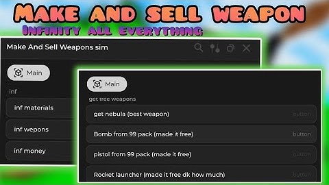 [⚔️OP]Make and Sell Weapons Script - Infinite Money / Materials / Weapons& more...