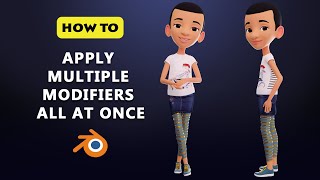 How To Apply Multiple Modifiers At Once In Blender