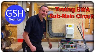 SWA Sub-Main Circuit Testing for Continuity of CPC, Polarity and Insulation Resistance