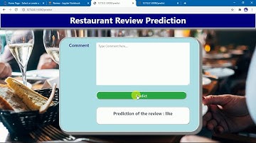 Restaurant Review Comment prediction using machine learning