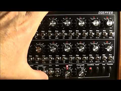 Doepfer Dark Time Quadruple Parallel Sequencer Session