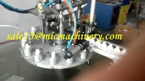 glue filling capping machine automatic bottle loading