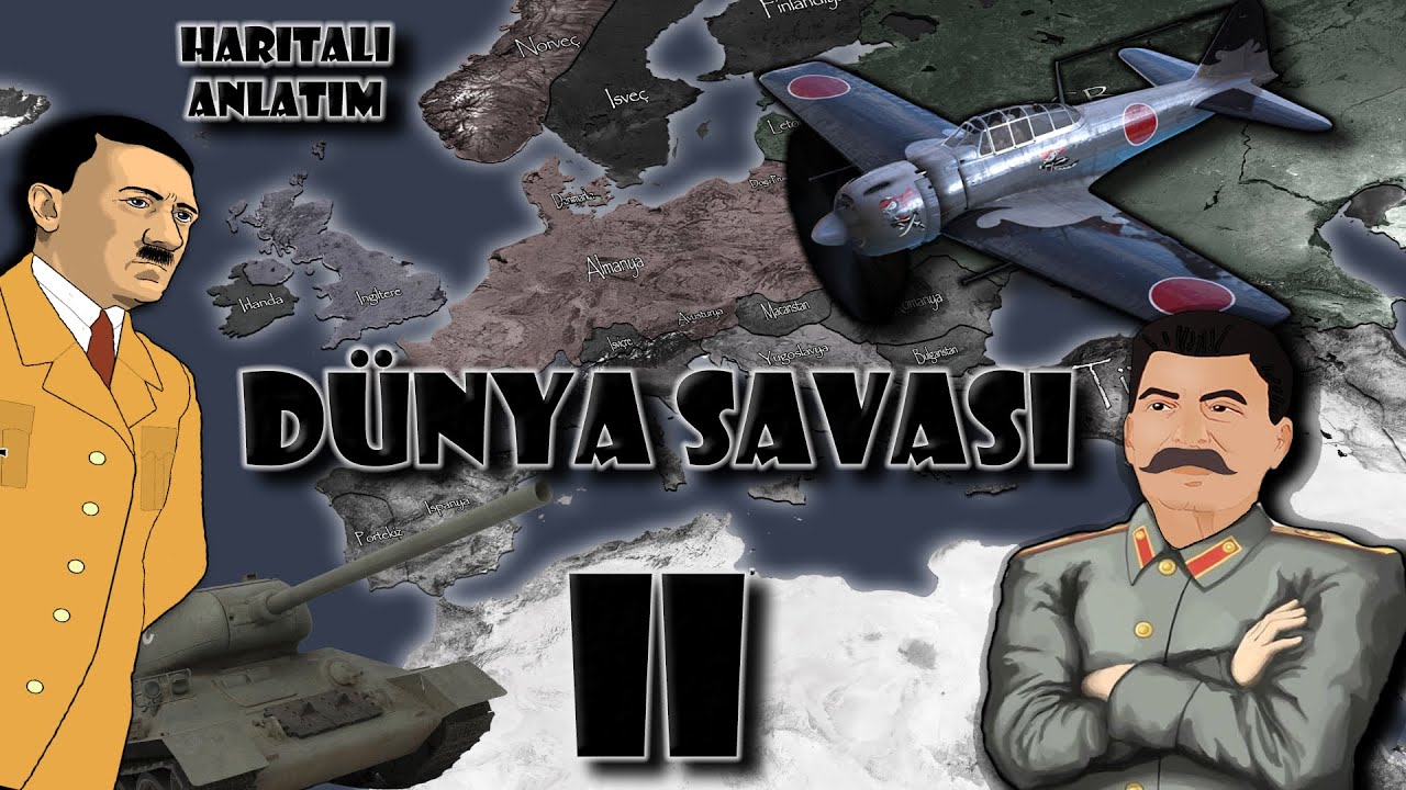 ⁣2.Dünya Savaşı-Haritalı Anlatım-Tek Part Belgesel