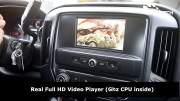 2017 Chevrolet Silverado IOB Radio Android Multimedia & Multiple Cameras OEM Integration Demo Video