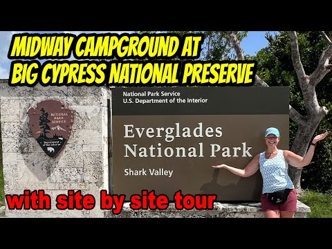 Camping at Big Cypress National Preserve | Midway campground review with site by site tour