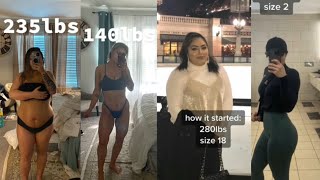Weightloss Journey Transformation ✨ (Before/After)✨