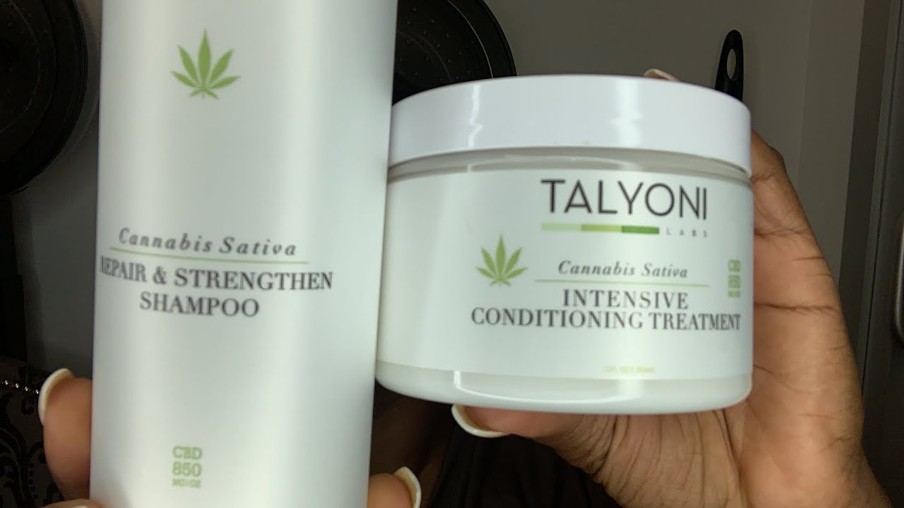Talyoni Cannabis sativa shampoo and Intensive conditioning treatment review