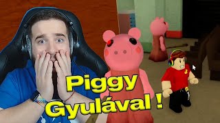 Gyula és Piggy ! | Roblox Piggy először Kinga tesójával !