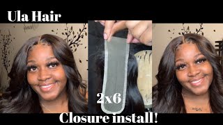 2x6 Closure Straight Ula Hair ♥️