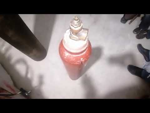 احذار من انفجار أسطوانة غاز الأكسجين وتعليم لحام بالمبة اكسجين ٠١٠٠١٨٣٩١٢٠