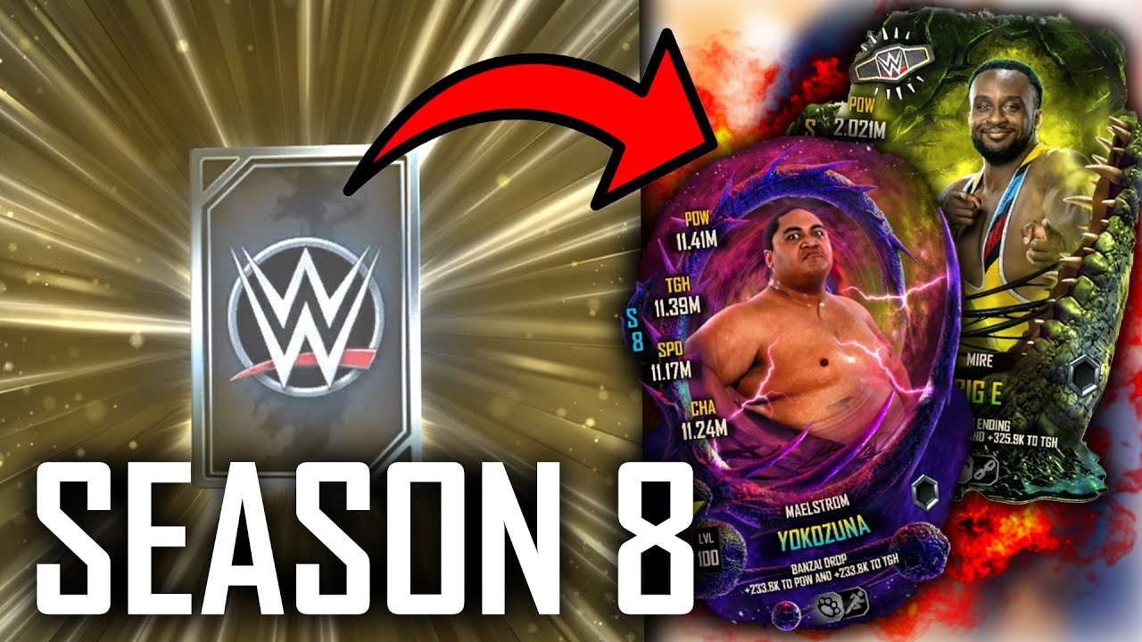 SEASON 8 LAUNCH - MAELSTROM AND MIRE FREEBIES + TICKET PACKS AND MORE - WWE SUPERCARD S8