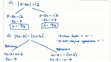 1.8 - Absolute Value Equations and Inequalities
