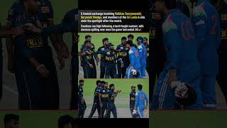 Heated Post-Match Clash! 😳🏏 India U19 vs Sri Lanka A #Cricket #IndiaU19 #Shorts