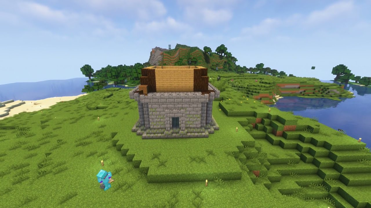 Family Build Day Time lapse: a Small Viking Tower, an Apiary, and some Stables