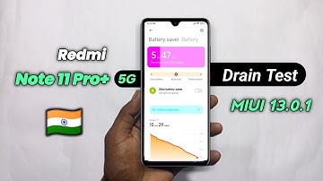 Battery Drain Test After MIUI 13 Update | MIUI 13.0.1.0 Update Redmi Note 11 Pro Plus 5G ! | Dot SM