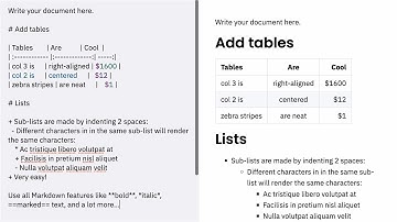 Create Markdown, export to LaTeX