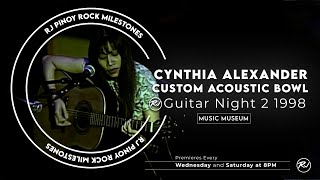 Cynthia Alexander | Custom Acoustic Bowl Black | RJ Guitar Night 1998