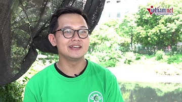 Hà nội: 400 bạn trẻ rủ nhau "ngâm mình dưới sông ô nhiễm"