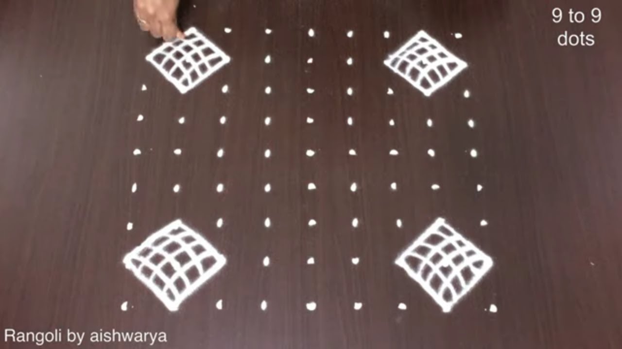 Beautiful Alpana Rangoli