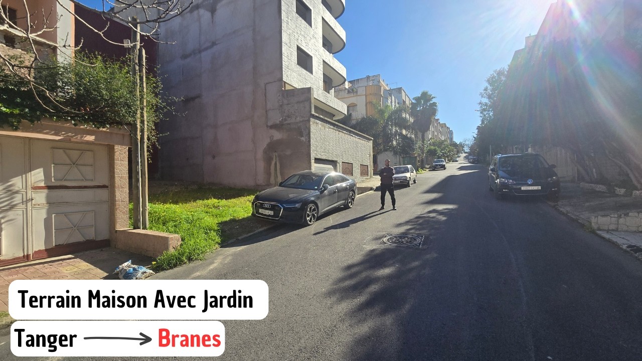Terrain Pour Maison Mitoyenne : Quartier Branes Tanger