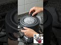 Panela de Pressão 4,5L Antiaderente com Visor de Vidro na Tampa Superior Grande Grafite/Cereja MTA