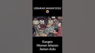 Momen takbir lebaran jaman dulu inget bapak ibu di kampung #takbiran #idulfitri #viral #jadul #puasa