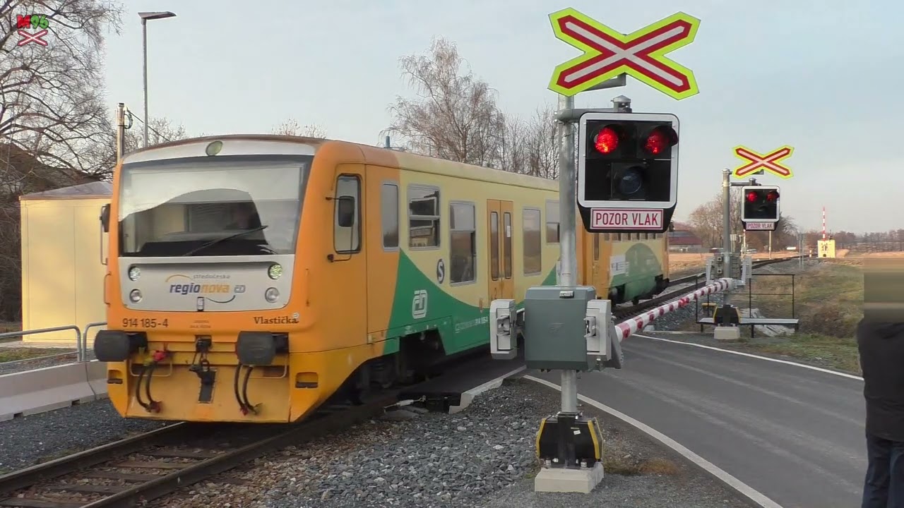 Železniční přejezd Hatě #2 [P5926] - 10.2.2025 / Czech railroad crossing