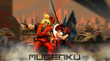 Dragon Ken vs Sonic Vanessa. Capcom vs SNK Street Fighter MUGEN Multiverse