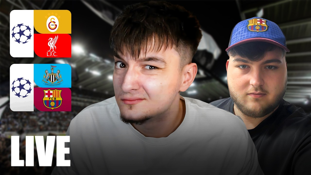 LIVE NEWCASTLE - BARCELONA cu ANDRES si LUNGU | ROUND OF 16 CHAMPIONS LEAGUE | HAI PE LIVE