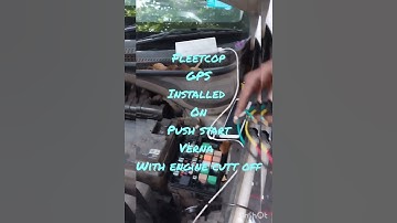 Fleetcop GPS Installed Push Start Vehicle With Cut off