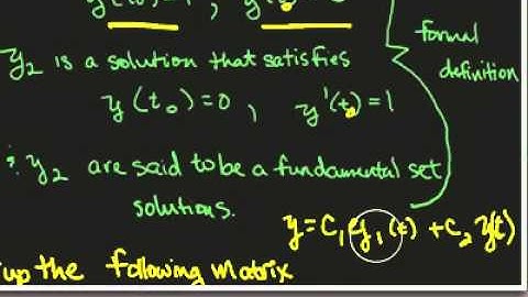 [Math][Differential Equations]-Wronskian-Concept Video