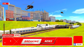 Train headed to NEW YORK was crashed | Train And Rail Yard Simulator: @therealrailfangamingboi
