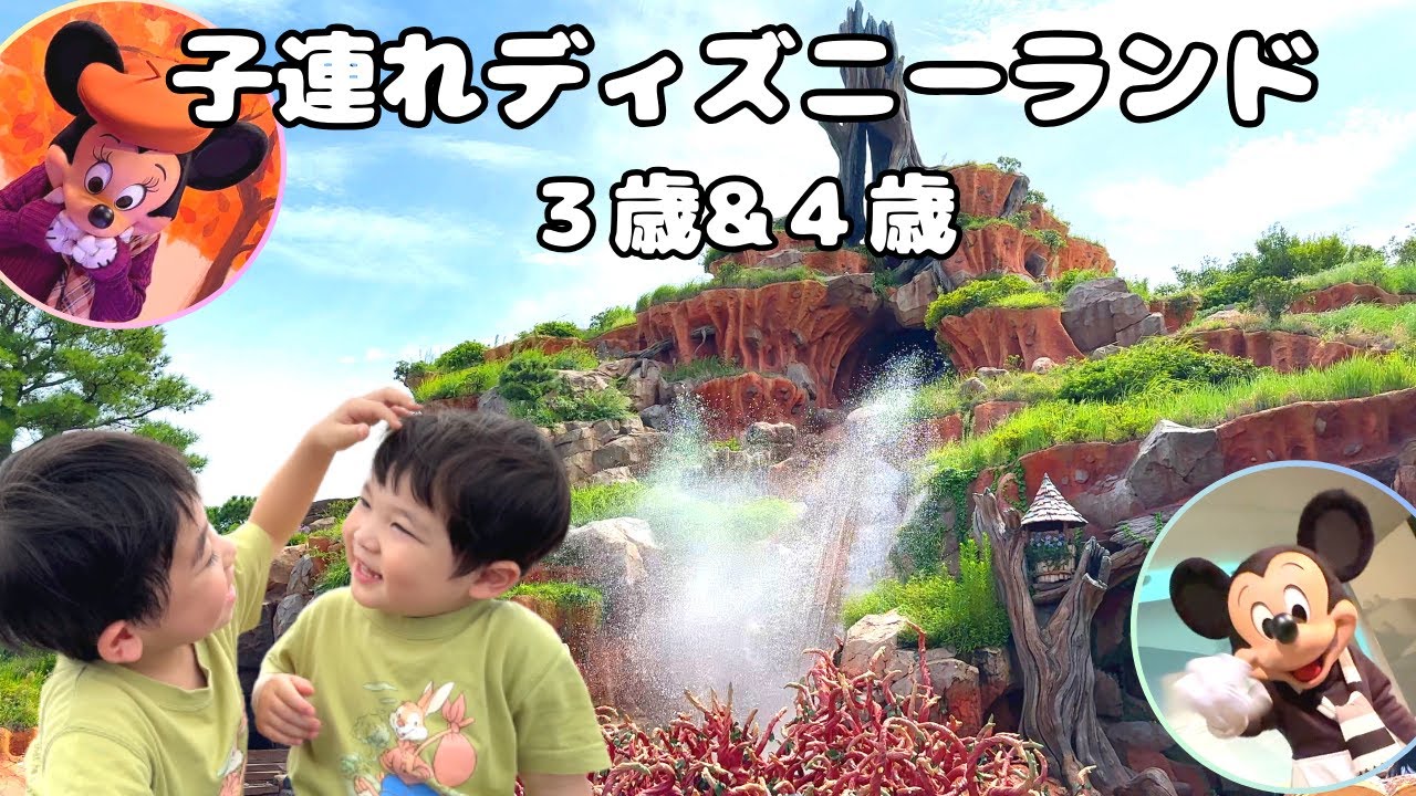 【子連れディズニーランド】タイムスケジュールと過ごし方紹介