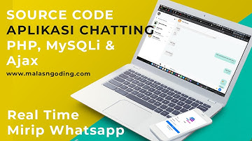 SOURCE CODE APLIKASI CHATTING MENGGUNAKAN PHP, MySQLi & AJAX JQUERY