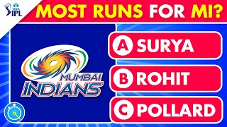 The MI Quiz | Mumbai Indians Quiz | IPL Quiz | IPL 2024