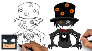 how to draw distorted tio roblox piggy